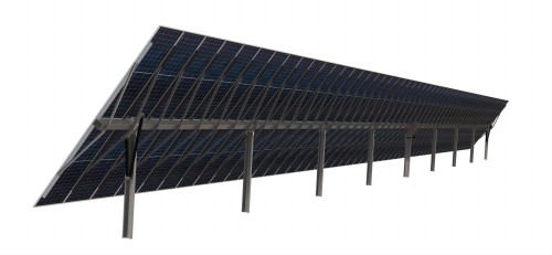 MK-SOLAR SAIL 2P Horizontal Mounting (with Single-Axis Tracker)